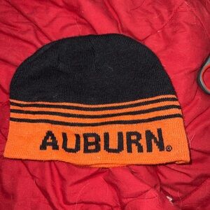 Auburn Black and Orange Beanie